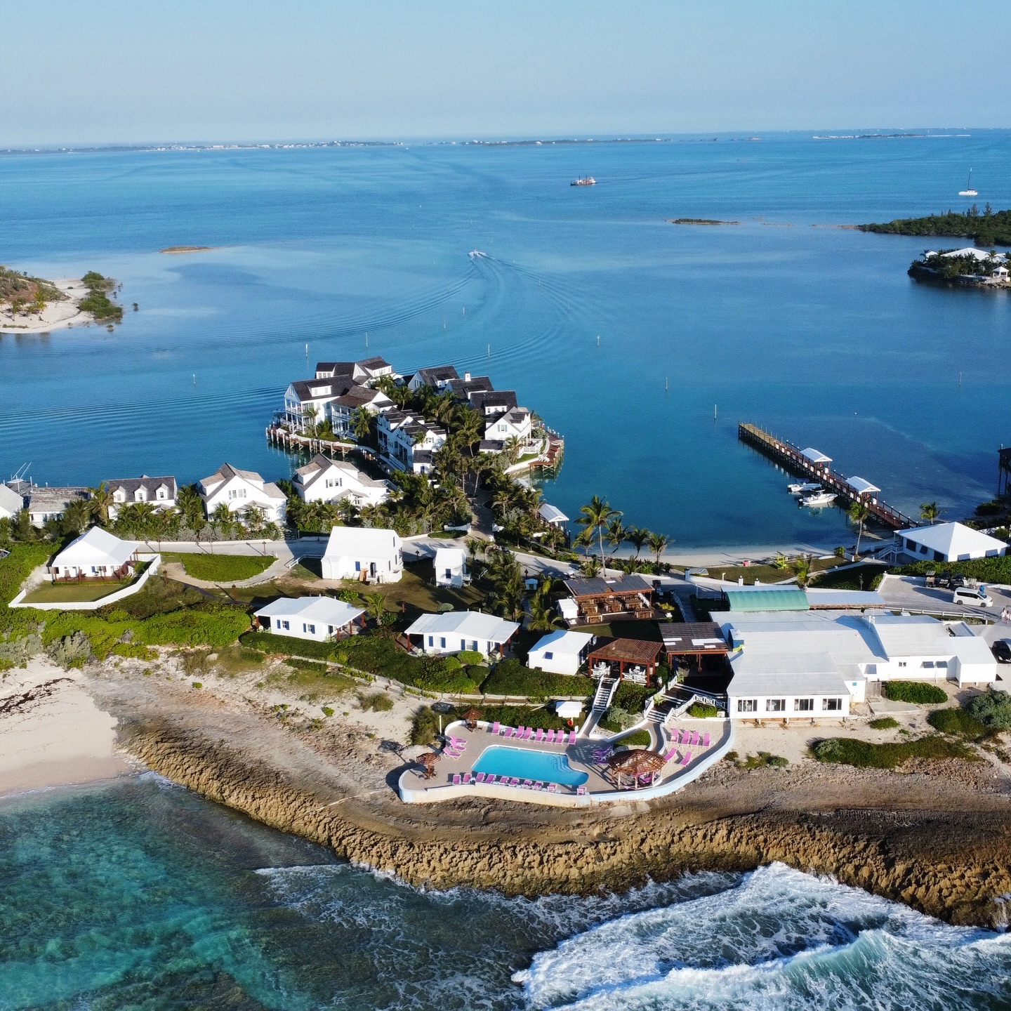 Abaco inn - drone shot