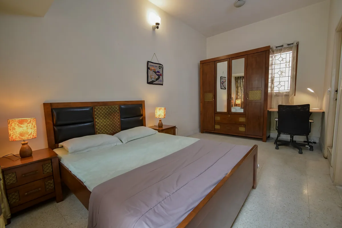 Standard Room with AC at Espacio – Homestay in Koramangala, photograph 1 of 21