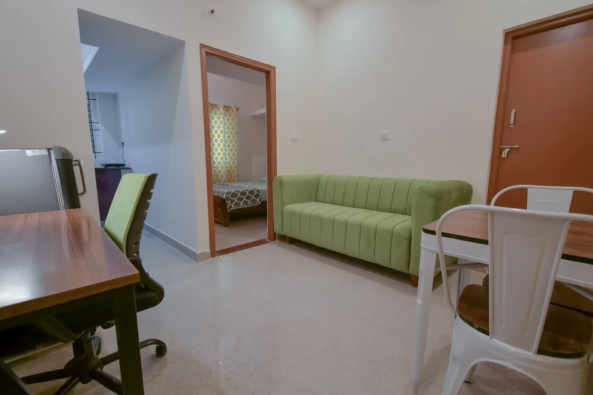 1 BHK with Kitchen at Manzil – Apartment Stay in HSR Layout